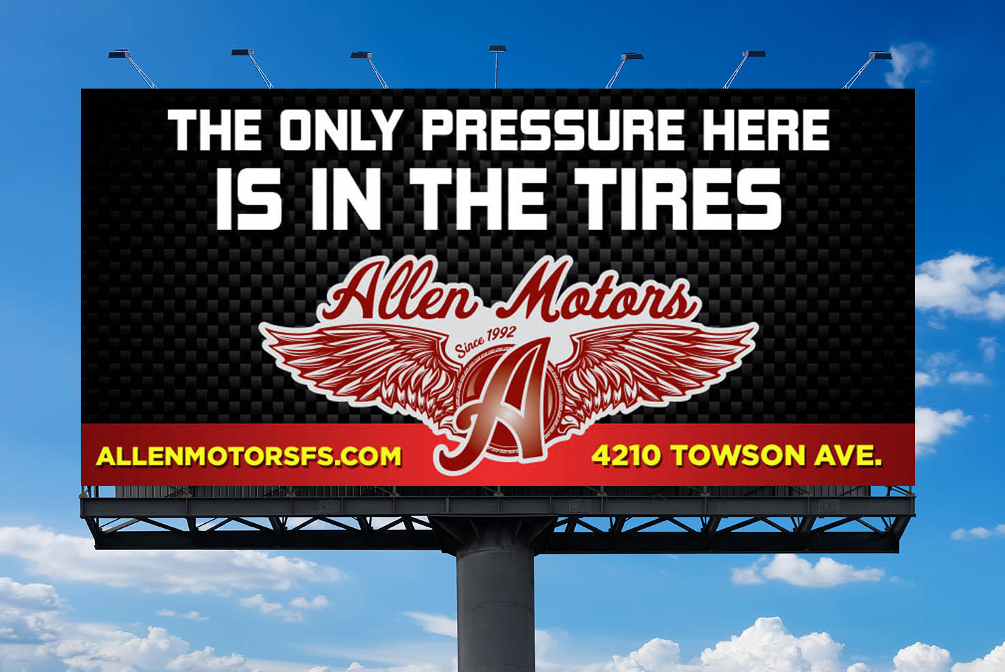 Allen Motors billboard 1
